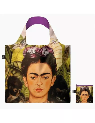 Tote Bag - Self-Portrait with Hummingbird (Frida Kahlo)