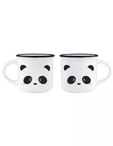Espresso Mugs - Panda (Set of 2)