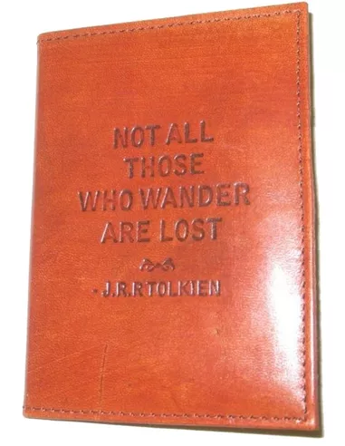 Passport Cover Leather - Tolkien