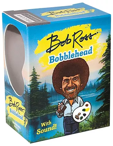 Bob Ross Bobblehead With Sound
