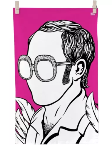 Tea Towel - Elton John