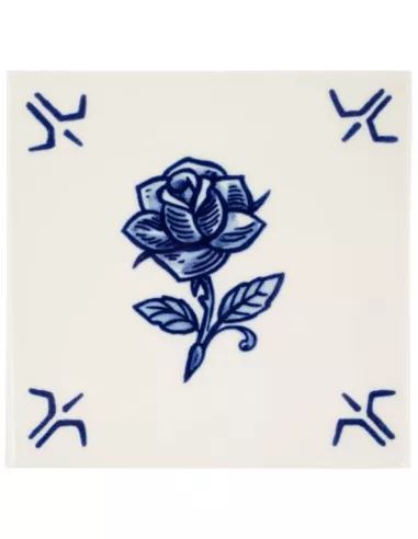 Tile - Rose (Schiffmacher Royal Blue Tattoo)