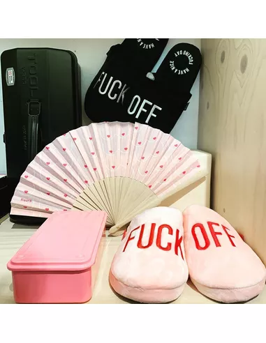 Pink F*ck Off Slippers