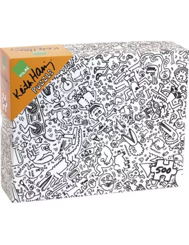 Keith Haring Puzzle - Black And White (500 pcs)