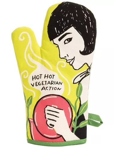 Oven Mitt - Hot Hot Vegetarian Action