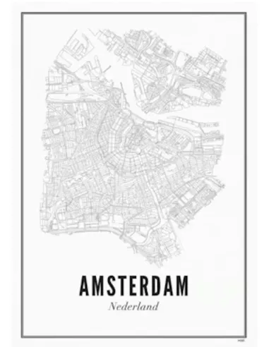 Poster Amsterdam 21 x 30