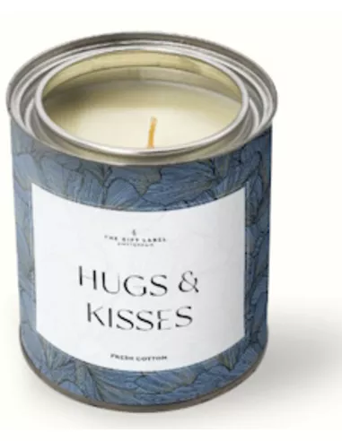 Scented Candle - Hugs And Kisses (Fresh Cotton)