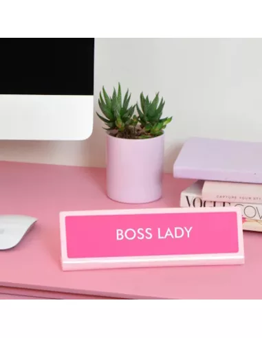 Desk Plate - Boss Lady